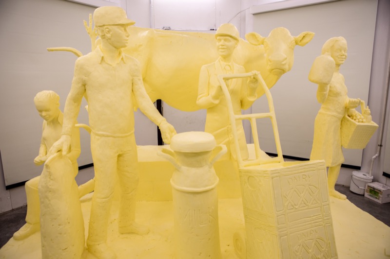 A butter sculpture at the Pennsylvania Farm Show in Dauphin County.